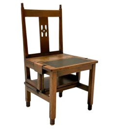 Jac. van den Bosch 't Binnenhuis Art Deco Library Chair or Library Steps, 1916